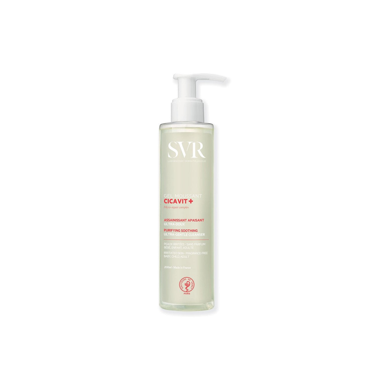 SVR Cicavit+ Foaming Gel Ultra-Gentle Cleanser 200ml