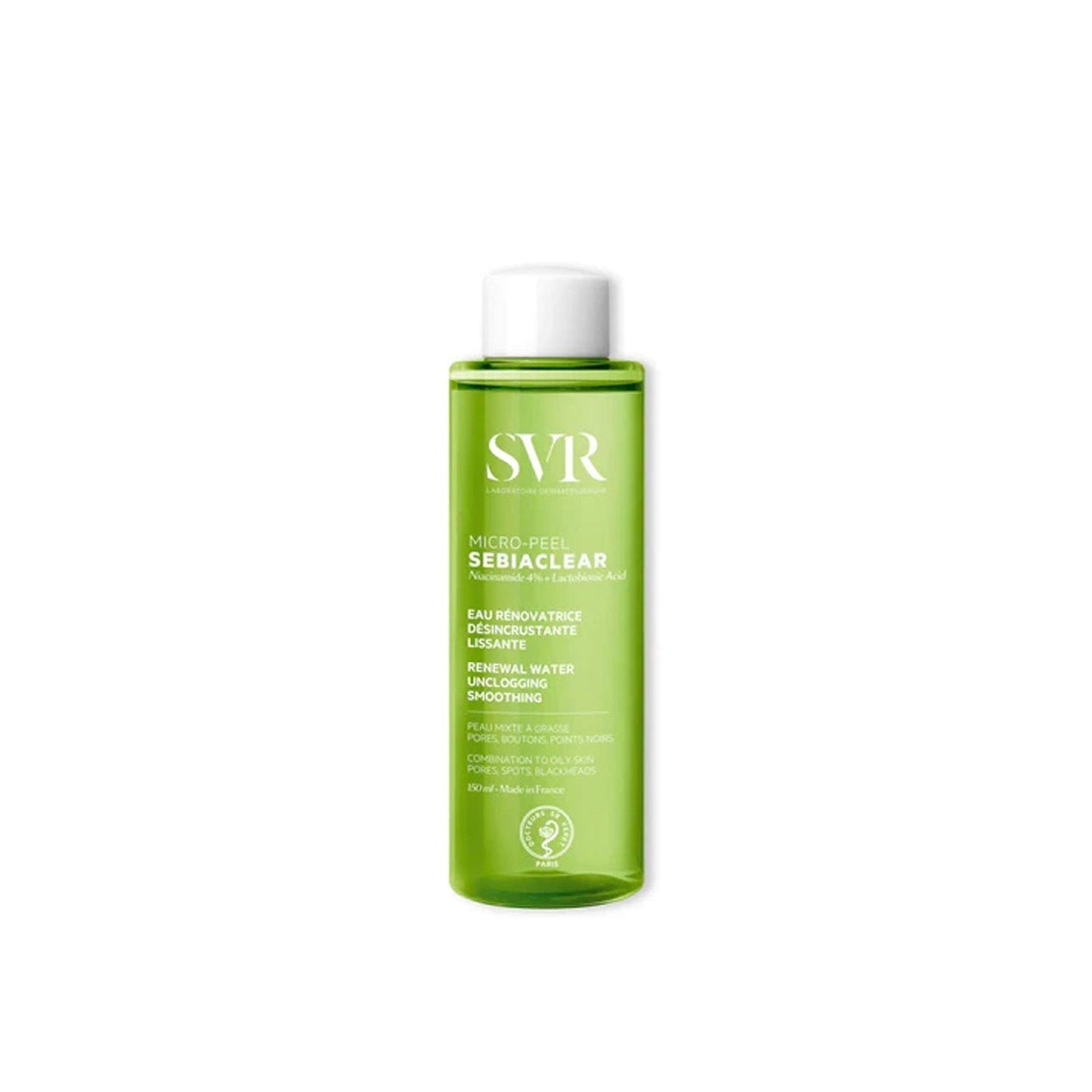SVR Sebiaclear Micro-Peel Smoothing Renewal Water Exfoliating 150ml