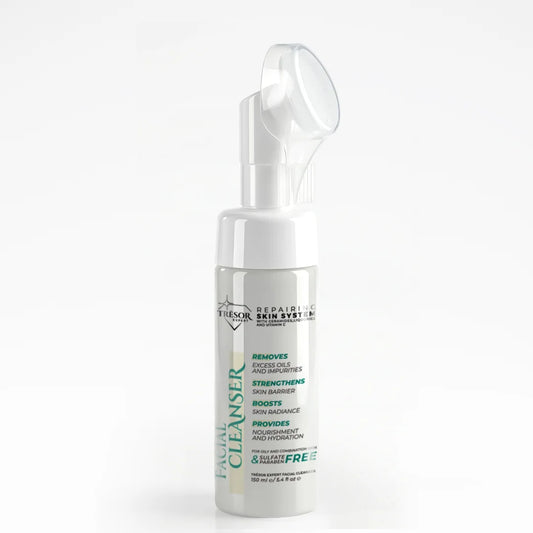 Tresor Expert Facial Cleanser – 150ml + Silicone Brush - FLOCALLY