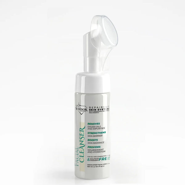 Tresor Expert Facial Cleanser – 150ml + Silicone Brush - FLOCALLY