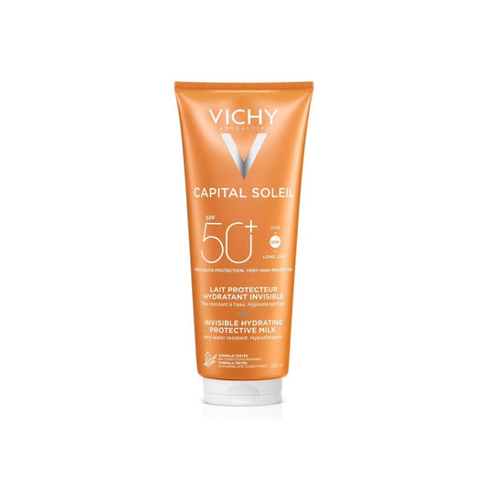 Vichy Capital Soleil Invisible Hydrating Protective Milk Sunscreen SPF50+ 300ml . - FLOCALLY