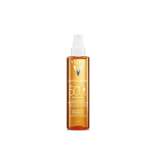 Vichy Capital Soleil Cell Protect Invisible Oil SPF50+ 200ml . - FLOCALLY