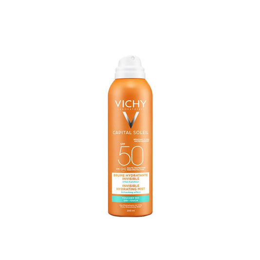 Vichy Capital Soleil Invisible Hydrating Mist SPF50 200ml . - FLOCALLY