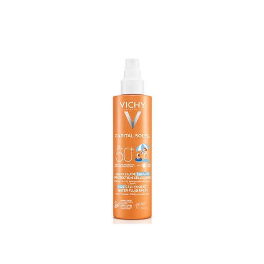 Vichy Capital Soleil Kids Cell Protect Water Fluid Spray SPF50+ 200ml .