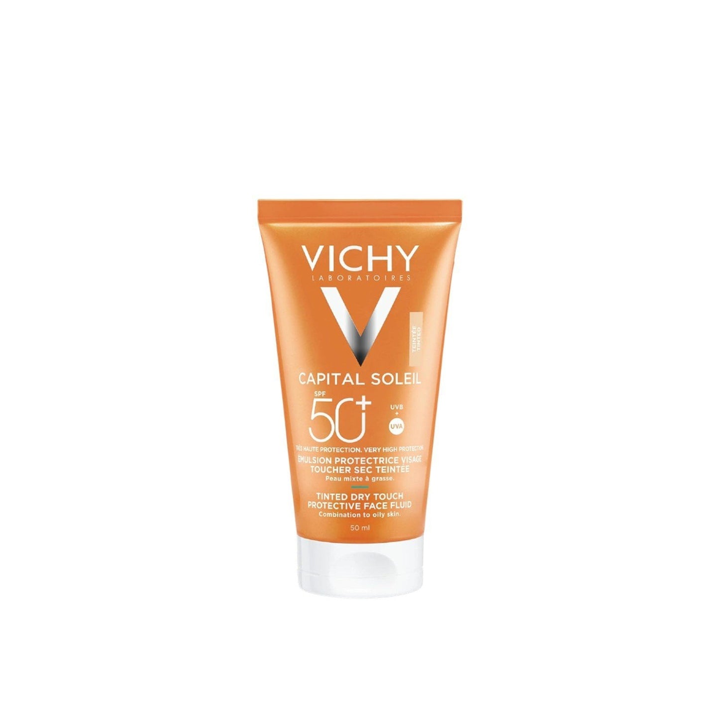 Vichy Capital Soleil Dry Touch Protective Face Fluid SPF50+ . - FLOCALLY