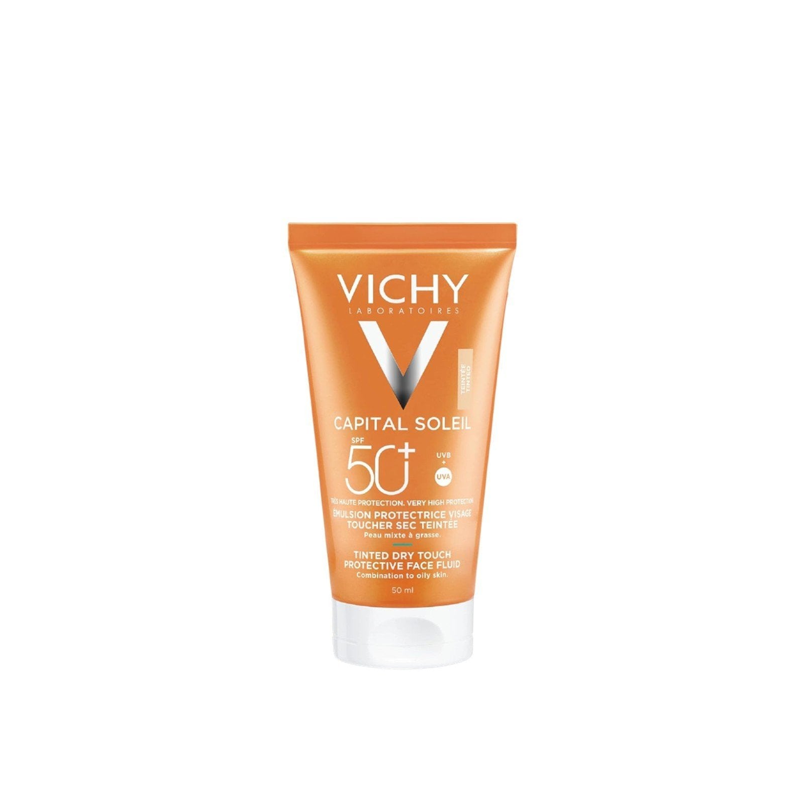 Vichy Capital Soleil Dry Touch Protective Face Fluid SPF50+ . - FLOCALLY
