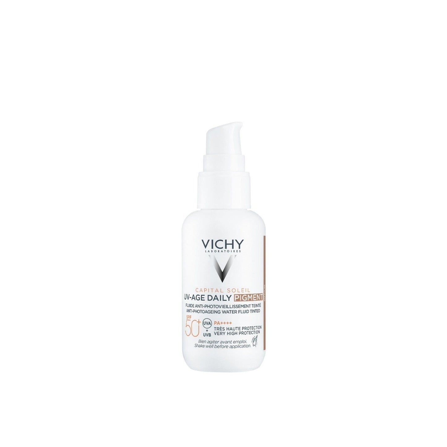 Vichy Capital Soleil UV-Age Daily Pigment Water Fluid Medium SPF50+ 40ml . - FLOCALLY