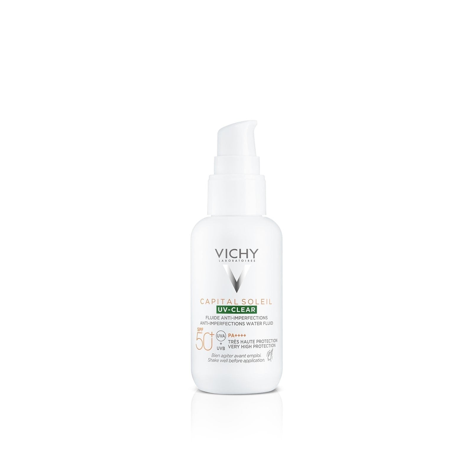 Vichy Capital Soleil UV-Clear Anti-Imperfections Water Fluid SPF50+ 40ml . - FLOCALLY