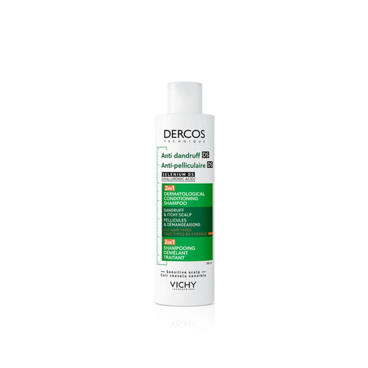 Vichy Dercos Anti-Dandruff DS 2-in-1 Dermatological Conditioning Shampoo . - FLOCALLY