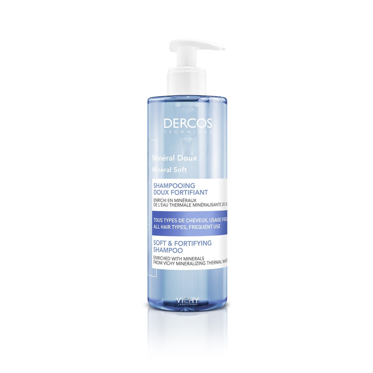 Vichy Dercos Mineral Soft & Fortifying Shampoo 400ml .