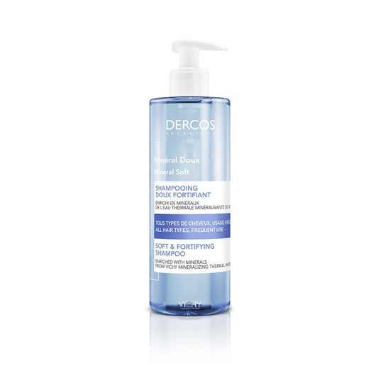 Vichy Dercos Mineral Soft & Fortifying Shampoo 400ml .