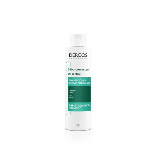 Vichy Dercos Oil Control Dermatological Shampoo 200ml .