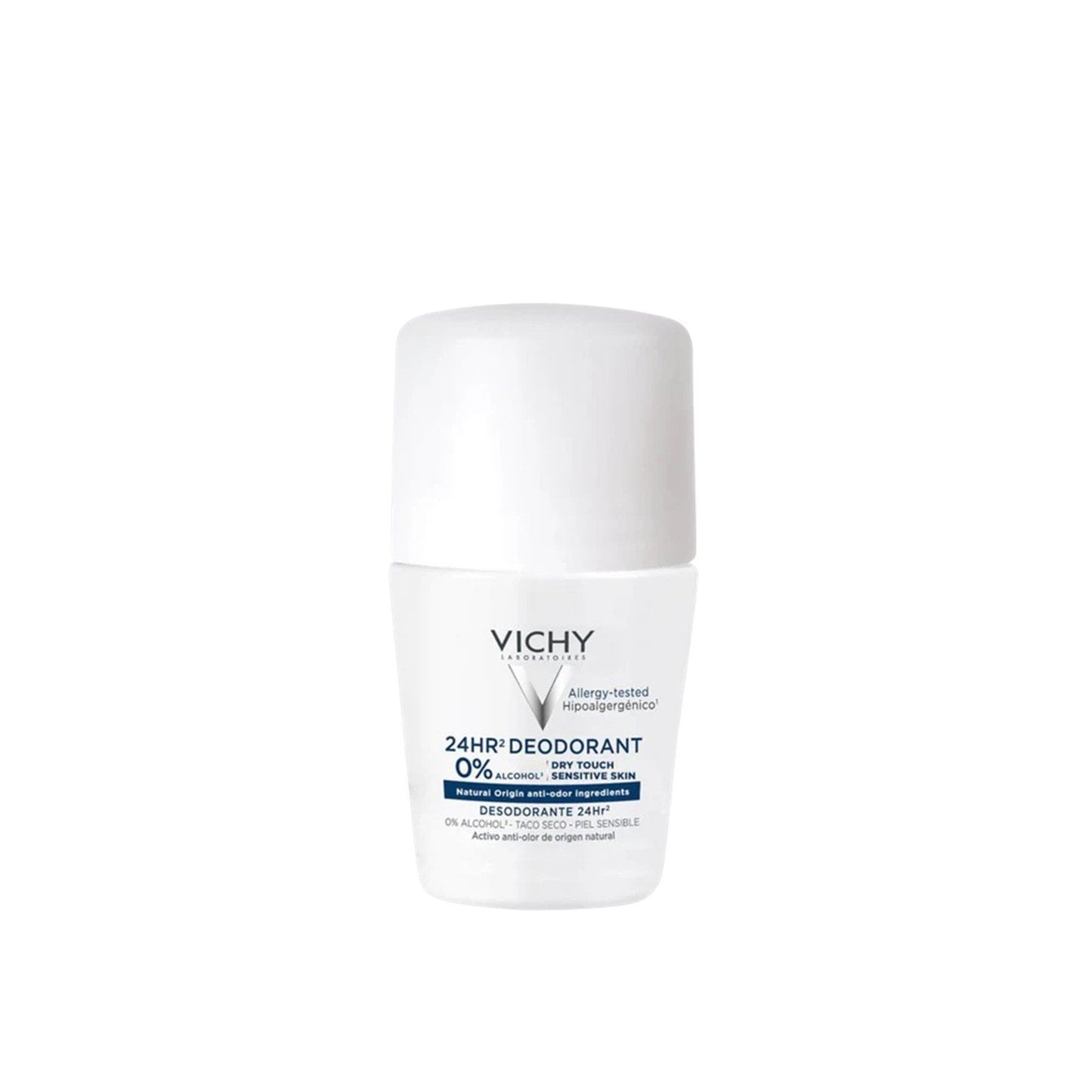 Vichy Dry Touch 24h Deodorant Roll-on Sensitive Skin 50ml . - FLOCALLY