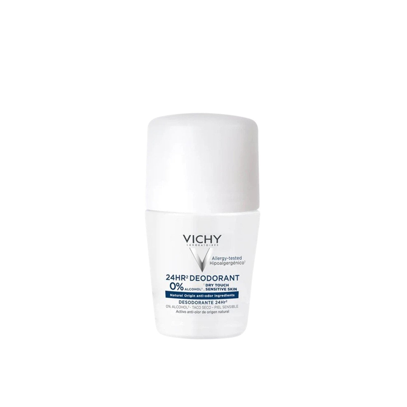 Vichy Dry Touch 24h Deodorant Roll-on Sensitive Skin 50ml . - FLOCALLY