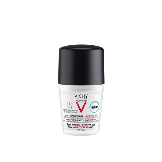 Vichy Homme Deodorant Anti-Perspirant Anti-Stains 48h 50ml .