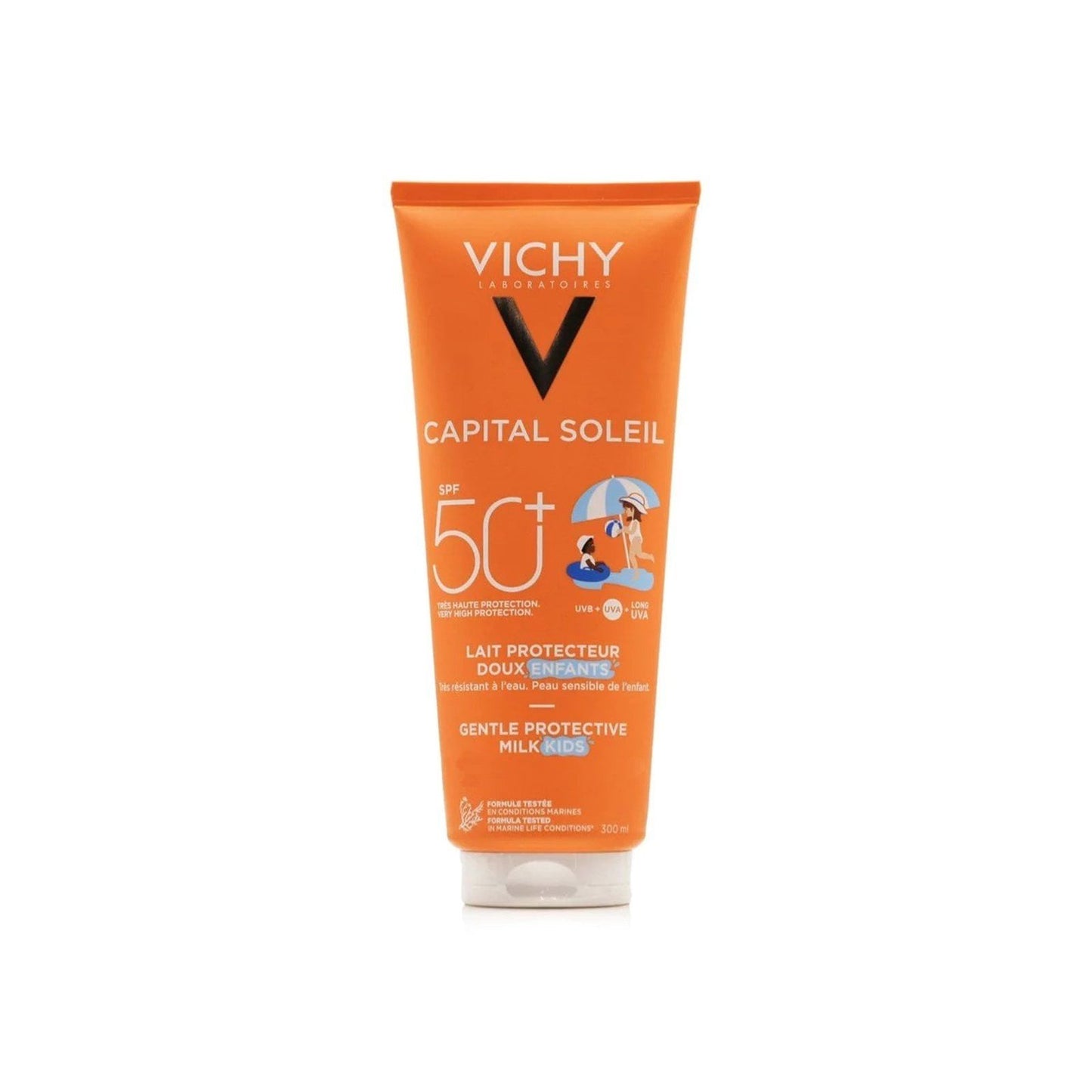 Vichy Capital Soleil Kids Milk Sensitive Face&Body SPF50+ 300ml .